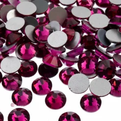 John Bead Crystal Lane SS30 Glass Round Flatback Rhinestones, 288ct.