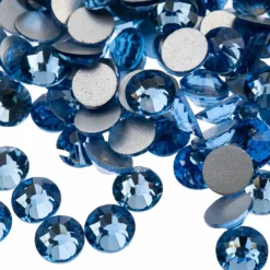John Bead Crystal Lane SS30 Glass Round Flatback Rhinestones, 288ct.
