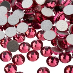 John Bead Crystal Lane SS30 Glass Round Flatback Rhinestones, 288ct.