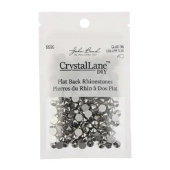 John Bead Crystal Lane SS30 Glass Round Flatback Rhinestones, 288ct.