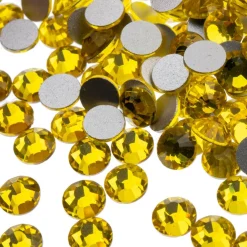 John Bead Crystal Lane SS30 Glass Round Flatback Rhinestones, 288ct.