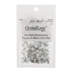 John Bead Crystal Lane SS30 Glass Round Flatback Rhinestones, 288ct.