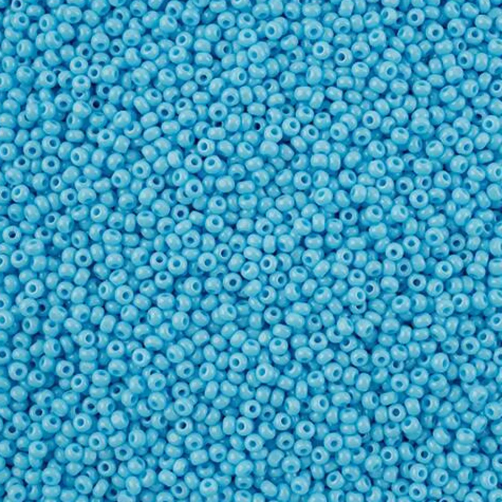 John Bead 11/0 Cut Opaque Finish Round Czech Glass Seed Beads, 13g/100g