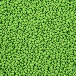 John Bead 11/0 Cut Opaque Finish Round Czech Glass Seed Beads, 13g/100g