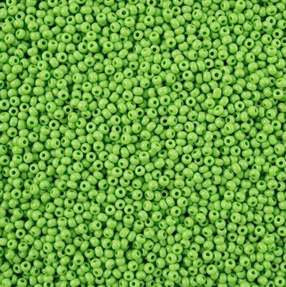 John Bead 11/0 Cut Opaque Finish Round Czech Glass Seed Beads, 13g/100g