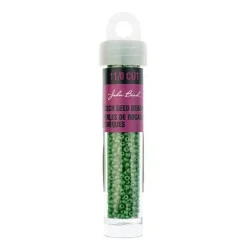 John Bead 11/0 Cut Opaque Finish Round Czech Glass Seed Beads, 13g/100g