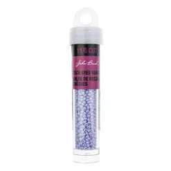 John Bead 11/0 Cut Opaque Finish Round Czech Glass Seed Beads, 13g/100g