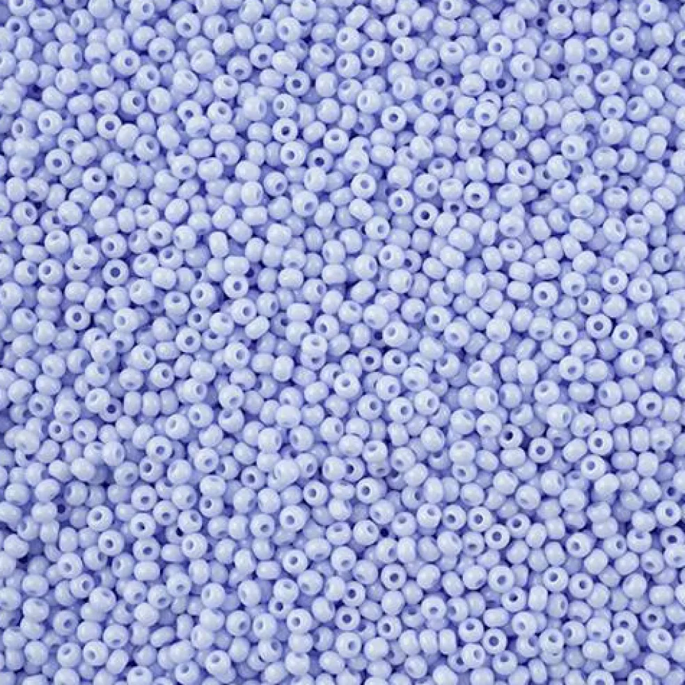 John Bead 11/0 Cut Opaque Finish Round Czech Glass Seed Beads, 13g/100g