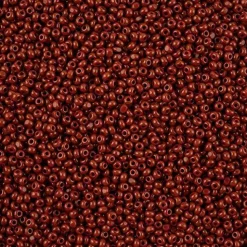 John Bead 11/0 Cut Opaque Finish Round Czech Glass Seed Beads, 13g/100g