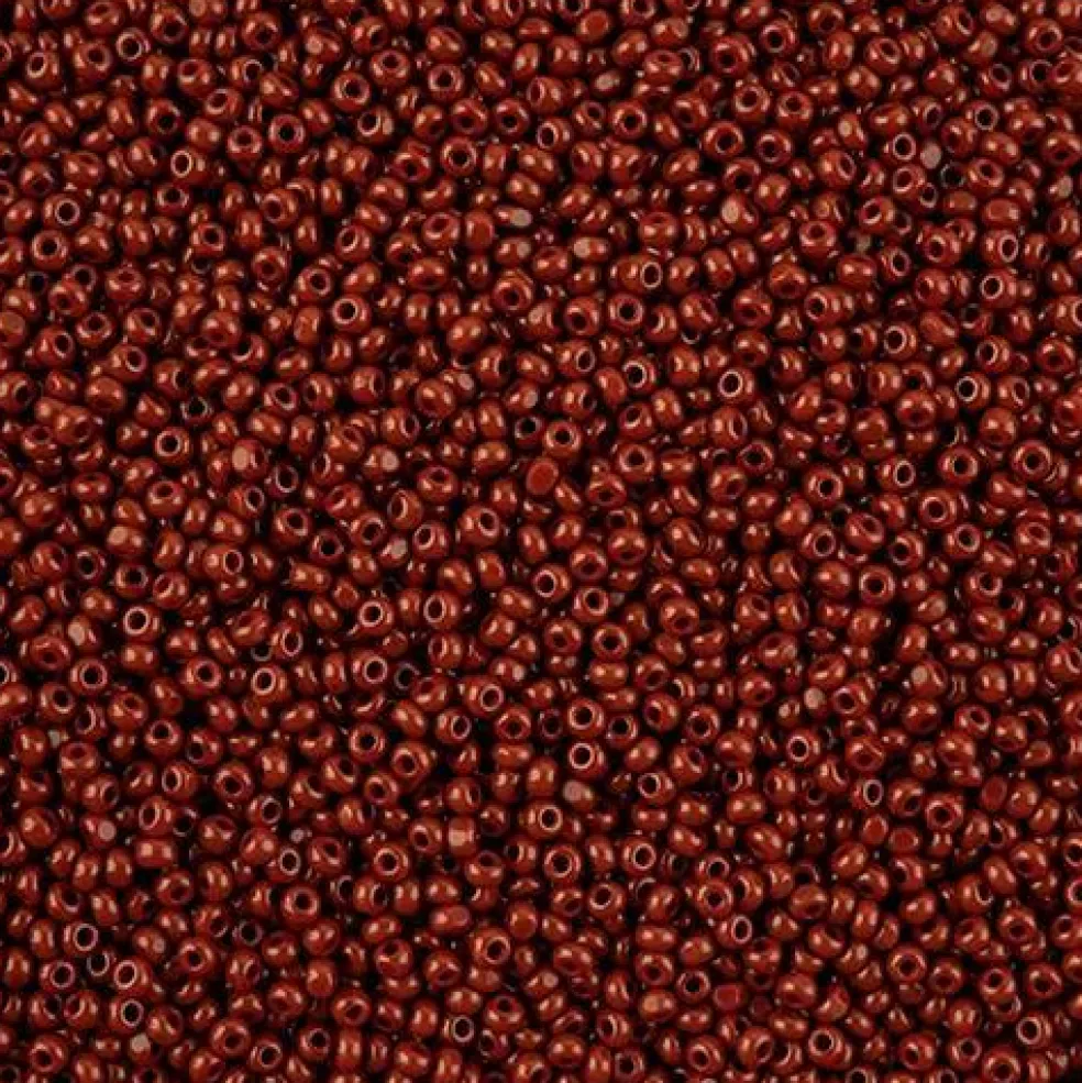 John Bead 11/0 Cut Opaque Finish Round Czech Glass Seed Beads, 13g/100g