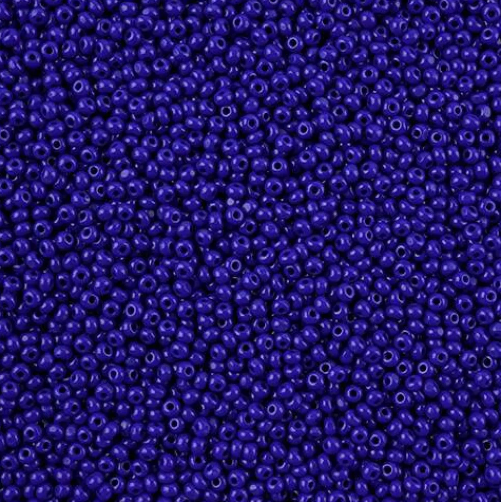 John Bead 11/0 Cut Opaque Finish Round Czech Glass Seed Beads, 13g/100g