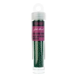 John Bead 11/0 Cut Opaque Finish Round Czech Glass Seed Beads, 13g/100g