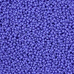 John Bead 11/0 Cut Opaque Finish Round Czech Glass Seed Beads, 13g/100g