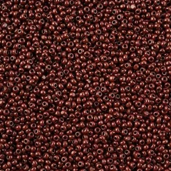 John Bead 11/0 Cut Opaque Finish Round Czech Glass Seed Beads, 13g/100g