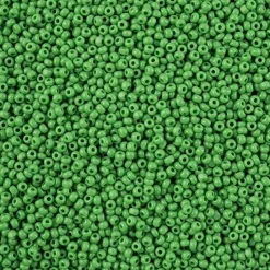John Bead 11/0 Cut Opaque Finish Round Czech Glass Seed Beads, 13g/100g