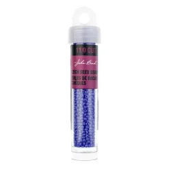 John Bead 11/0 Cut Opaque Finish Round Czech Glass Seed Beads, 13g/100g
