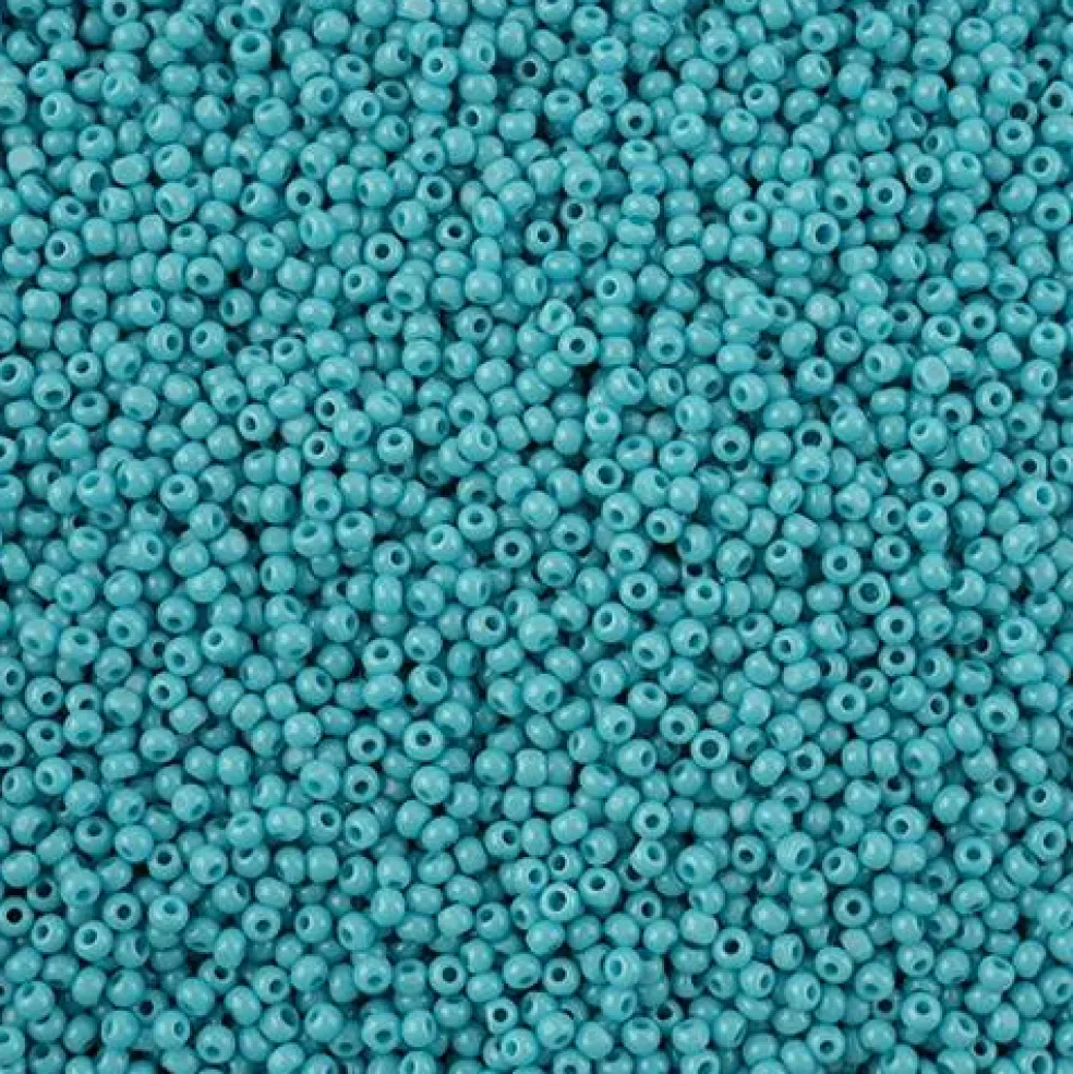 John Bead 11/0 Cut Opaque Finish Round Czech Glass Seed Beads, 13g/100g