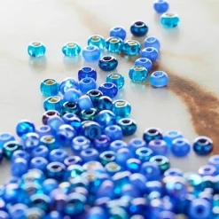 John Bead Czech Glass Seed Beads, 8/0