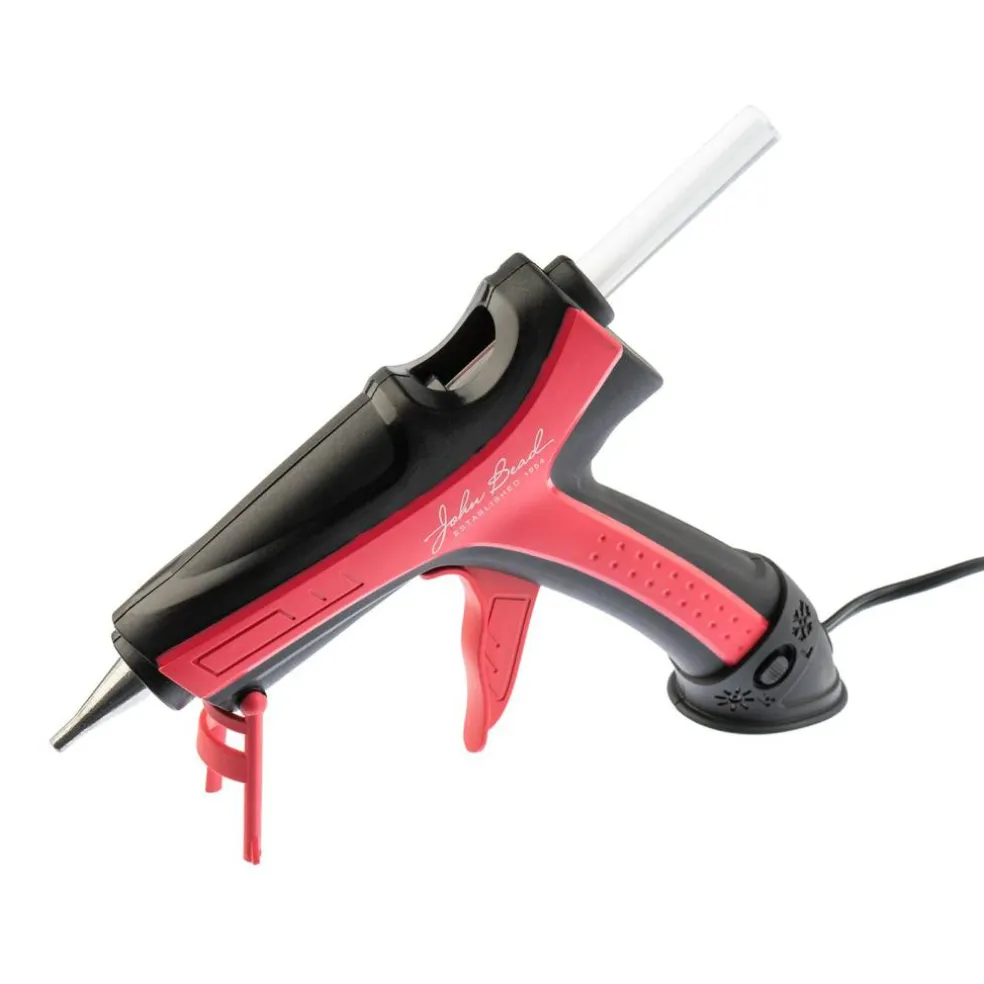 John Bead™ Dual Temp Full Size Hot Glue Gun with 2 Glue Sticks