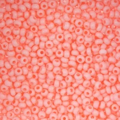 John Bead Dyed Chalk Solgel  8/0 Czech Glass Seed Beads, 22g