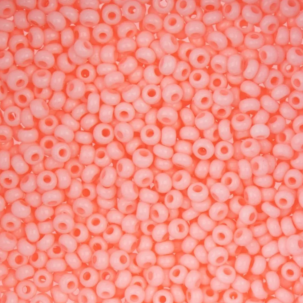 John Bead Dyed Chalk Solgel 8/0 Czech Glass Seed Beads, 22g