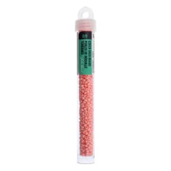 John Bead Dyed Chalk Solgel 8/0 Czech Glass Seed Beads, 22g