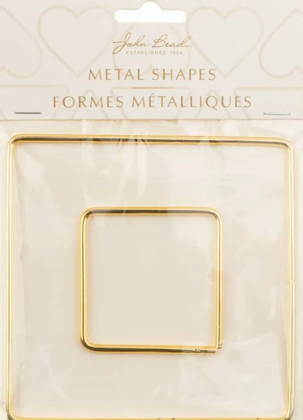 John Bead Iron Metal Shapes Macramé Frame