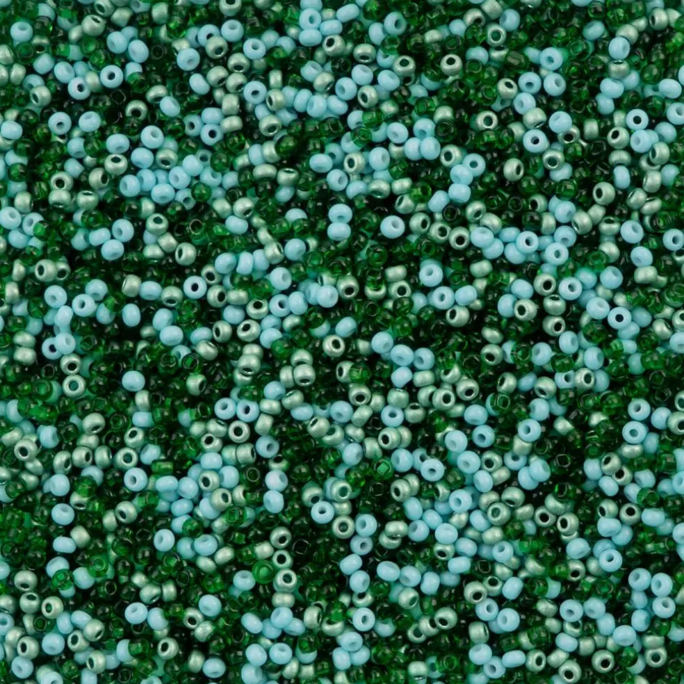 John Bead 10/0 Mixed Czech Glass Seed Beads, 22g