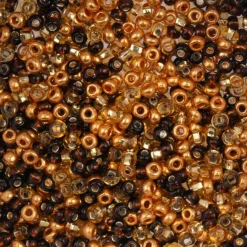 John Bead Mixed 8/0 Czech Glass Seed Beads, 22g/500g