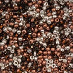 John Bead Mixed 8/0 Czech Glass Seed Beads, 22g/500g