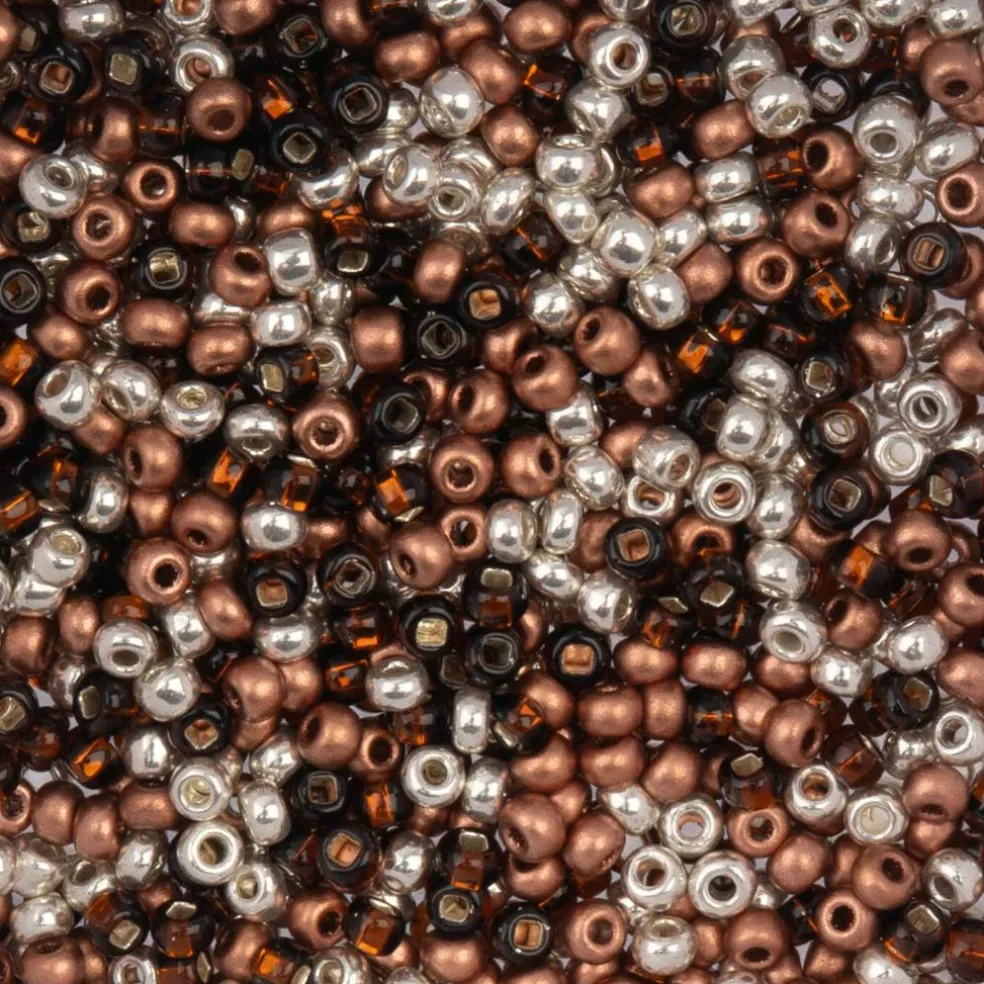 John Bead Mixed 8/0 Czech Glass Seed Beads, 22g/500g