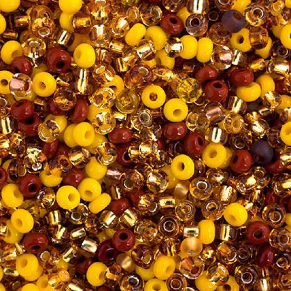 John Bead Mixed 8/0 Czech Glass Seed Beads, 22g/500g