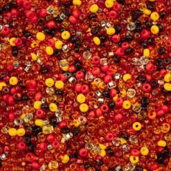 John Bead Mixed 8/0 Czech Glass Seed Beads, 22g/500g
