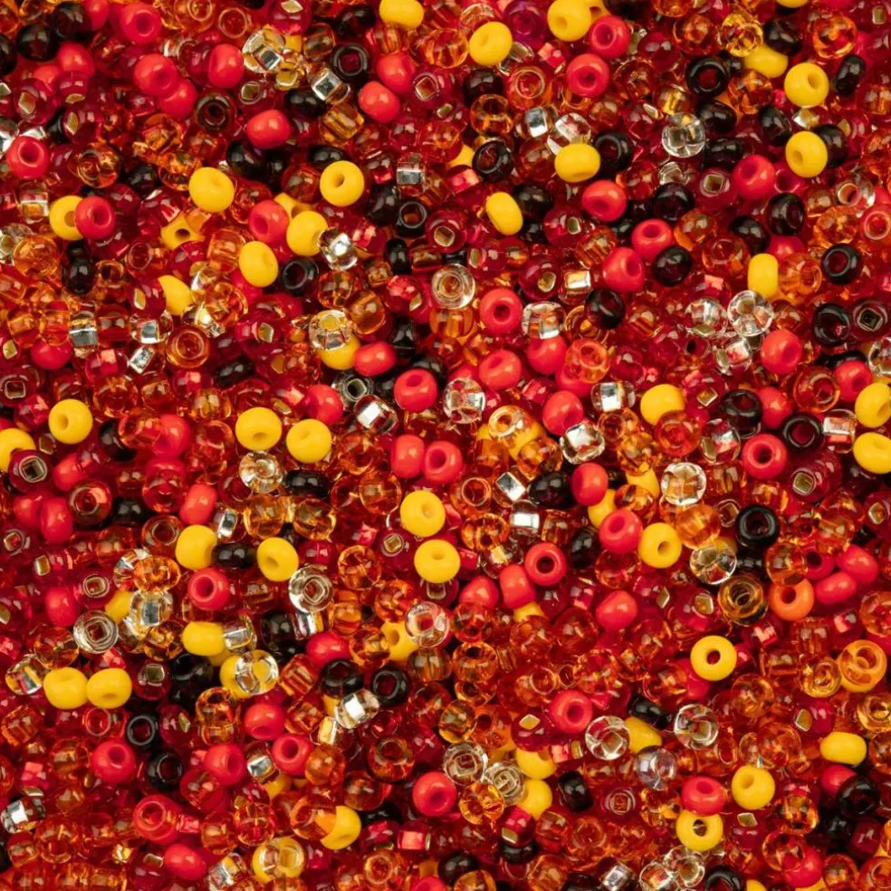 John Bead Mixed 8/0 Czech Glass Seed Beads, 22g/500g