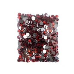 John Bead 8mm Acrylic Round Flat Back Rhinestones, 1,000ct.