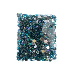 John Bead 8mm Acrylic Round Flat Back Rhinestones, 1,000ct.