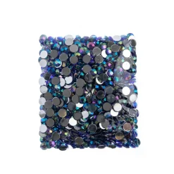 John Bead 8mm Acrylic Round Flat Back Rhinestones, 1,000ct.