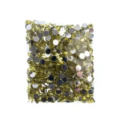 John Bead 8mm Acrylic Round Flat Back Rhinestones, 1,000ct.