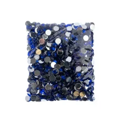 John Bead 8mm Acrylic Round Flat Back Rhinestones, 1,000ct.