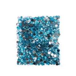 John Bead 6mm Acrylic Round Flat Back Rhinestones, 1,000ct.