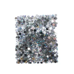 John Bead 6mm Acrylic Round Flat Back Rhinestones, 1,000ct.