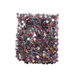 John Bead 6mm Acrylic Round Flat Back Rhinestones, 1,000ct.