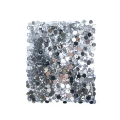 John Bead 6mm Acrylic Round Flat Back Rhinestones, 1,000ct.