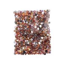 John Bead 6mm Acrylic Round Flat Back Rhinestones, 1,000ct.