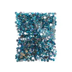 John Bead 6mm Acrylic Round Flat Back Rhinestones, 1,000ct.