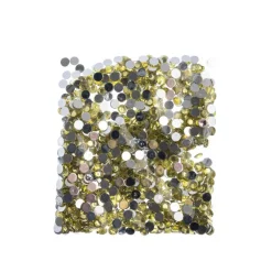 John Bead 6mm Acrylic Round Flat Back Rhinestones, 1,000ct.