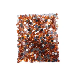 John Bead 6mm Acrylic Round Flat Back Rhinestones, 1,000ct.