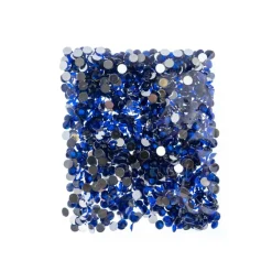 John Bead 6mm Acrylic Round Flat Back Rhinestones, 1,000ct.