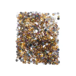 John Bead 6mm Acrylic Round Flat Back Rhinestones, 1,000ct.