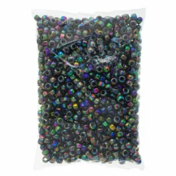 John Bead 9mm Opaque Plastic Pony Beads, 1,000ct.